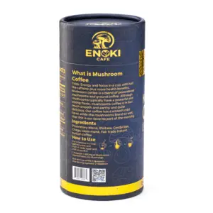 Enoki Cafe Mushroom Coffee - Jar Right