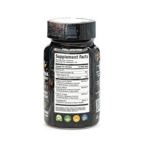 Royal Mushroom Brain Health Mushroom Mix Gummies Pineapple - Bottle Back