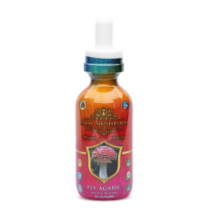 Royal Mushroom Fly-Agaric (Amanita Muscaria) Mushroom Oil Tincture - Bottle Front