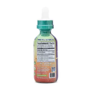 Royal Mushroom Lion's Mane Mushroom Oil Tincture - Bottle Back