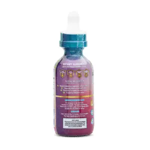 Royal Mushroom Lion's Mane Mushroom Oil Tincture - Bottle Side