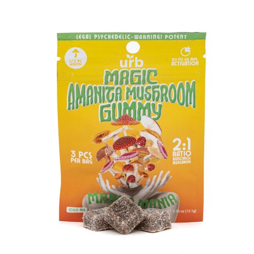 Urb Amanita Magic Mushroom Gummies - Mango Mania - Combo