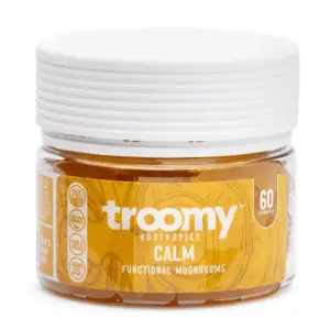 Troomy Nootropics Calm Reishi Mushroom Gummies - jar front