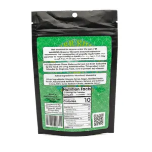 Dreamer Shrooms Amanita Muscaria Mushroom Gummies - Bluetopia (15 Count) - Bag Back