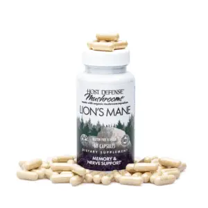 Host Defense Mushrooms Lion's Mane Capsules (60 ct) - Detail