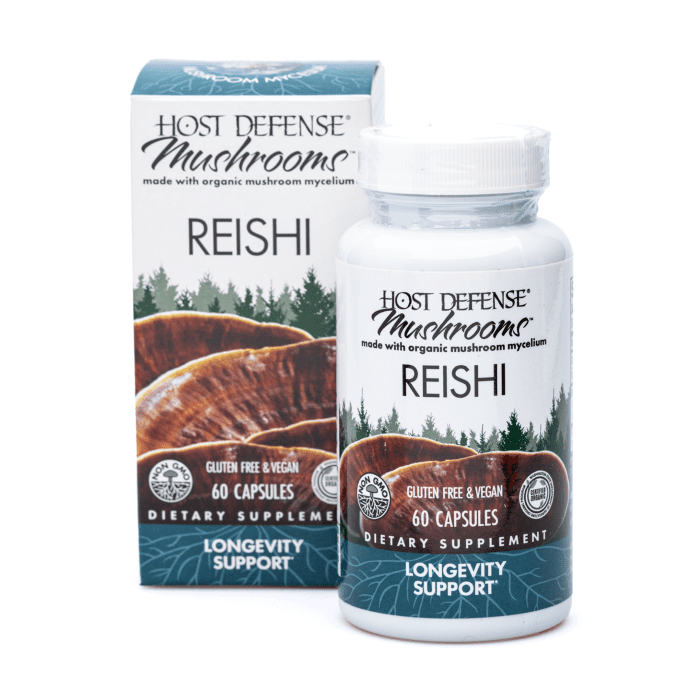 Host Defense Mushrooms Reishi Capsules (60 ct) - Combo