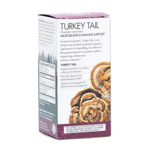 Host Defense Mushrooms Turkey Tail Capsules (60 ct) - Box Back