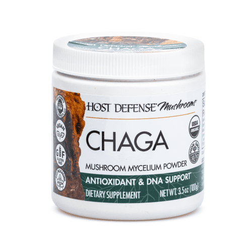 Host Defense Mushrooms Chaga Powder (100 g) - Jar Front