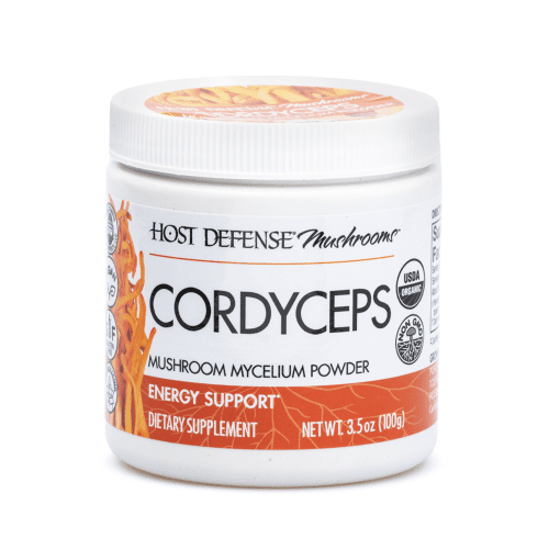 Host Defense Mushrooms Cordyceps Powder (100 g) - Jar Front