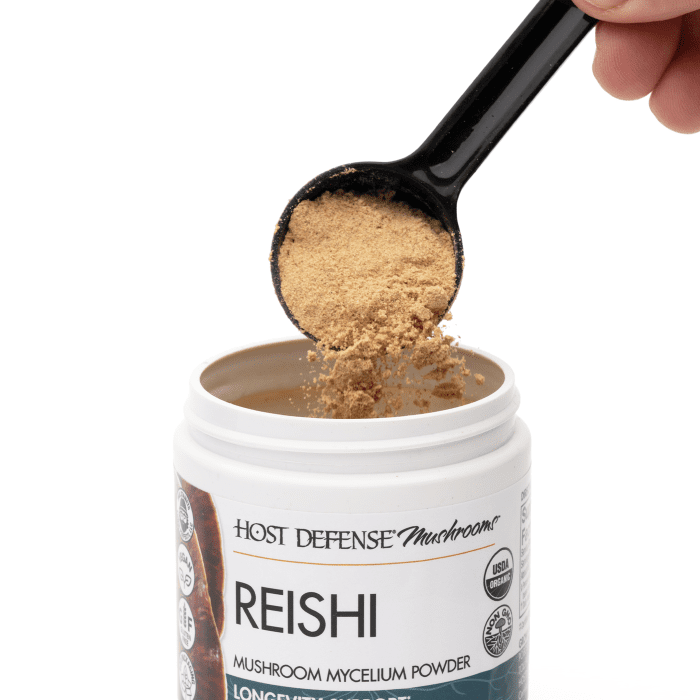 Host Defense Mushrooms Reishi Powder (100 g) - Detail