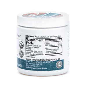 Host Defense Mushrooms Reishi Powder (100 g) - Jar Back