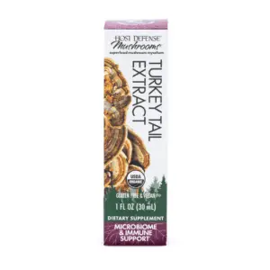 Host Defense Mushrooms Turkey Tail Extract (1 oz) - Box Front