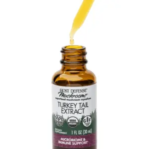 Host Defense Mushrooms Turkey Tail Extract (1 oz) - Detail