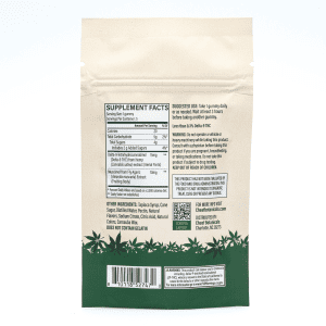 Cheef Botanicals Amanita Muscaria Mushroom + Delta 9 Gummy Cubes (5 Count) - Bag Back