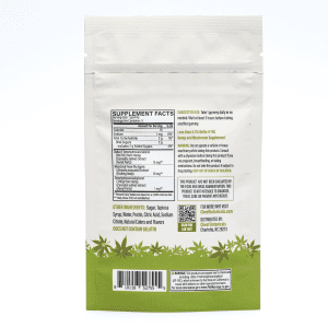 Cheef Botanicals Amanita Muscaria Mushroom + Delta 9 + THCP Gummy Cubes (5 Count) - Bag Back