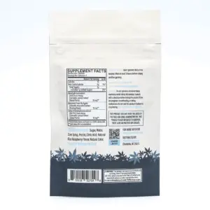 Cheef Botanicals Amanita Muscaria Mushroom + HHC + Delta 9 Gummies Cubes (5 Count) - bag back