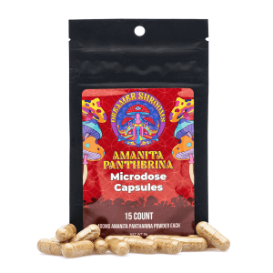 Dreamer Shrooms Amanita Pantherina Mushroom Capsules (15 Count) - Combo