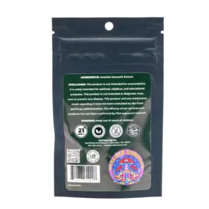 Dreamer Shrooms Amanita Muscaria Extract Full Decarb Powder (7 grams) - Bag Back